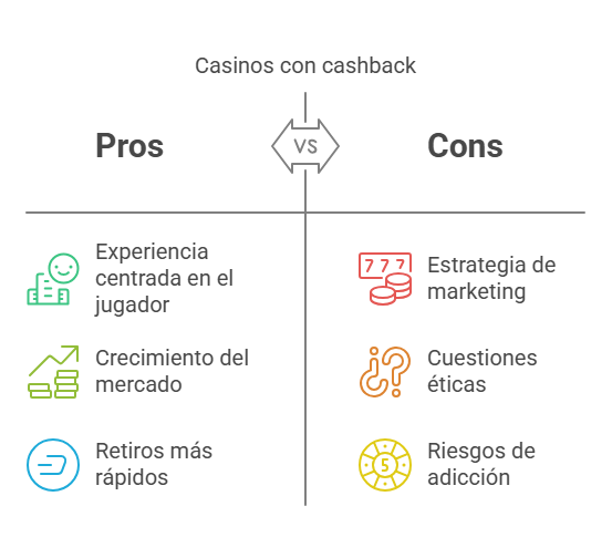 Casinos con cashback